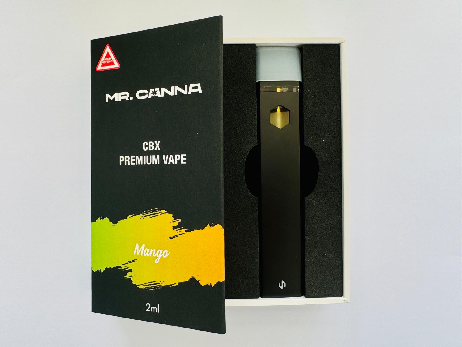  Premium CBX Vape Mango 2 ml